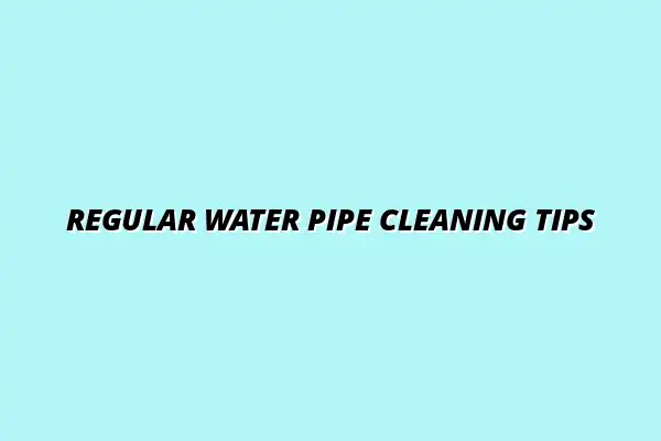 The best ways to clean your homeâs water pipes regularly