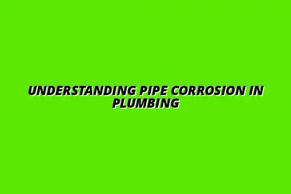 The role of pipe corrosion in plumbing failures